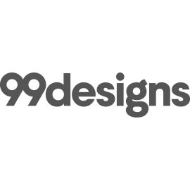 99designs Wordmark Logo Vector PNG | Minimalist typographic brandmark 