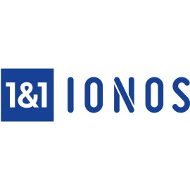 1&1 IONOS logo vector PNG | Modern blue 1&1 IONOS brand mark 