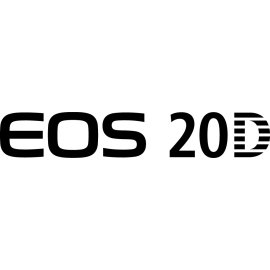 Canon EOS 20D Logo Vector PNG | Professional DSLR camera branding emblem 