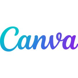 Canva Logo Vector PNG | Modern Gradient Script Canva Wordmark 