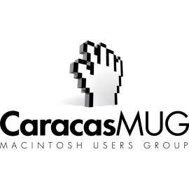 Caracas Macintosh User Group Logo Vector | CaracasMUG pixelated cursor emblem 