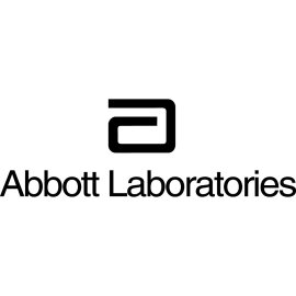 Abbott Laboratories corporate emblem | Modern lowercase “a” symbol mark 