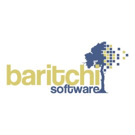 Baritchi Software Logo Vector PNG | Modern digital tree emblem for Baritchi Software 