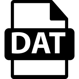 Dat File Format Logo Png | Dat File Format Logo Vector 