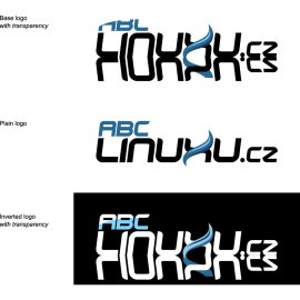 Abclinuxu.cz Modern Wordmark Logo | Czech Linux Community Identity 