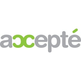 Accepté Logo Vector PNG | Modern acceptance wordmark 