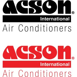 Acson International Logo Vector PNG | Acson International Air Conditioners Branding 