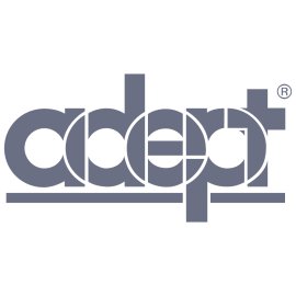 Adept Technology Logo Vector PNG | Geometric Industrial Wordmark 