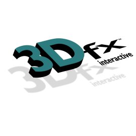 3dfx Interactive Logo Vector PNG | Classic 3D Graphics Brand Emblem 