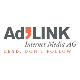 AdLINK Internet Media AG Logo Vector|AdLINK corporate wordmark with slogan