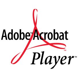 Adobe Acrobat Player Logo Vector PNG | Iconic PDF Viewing Symbol 