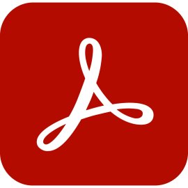 Adobe Acrobat Reader Logo Vector PNG | Iconic PDF viewer emblem 
