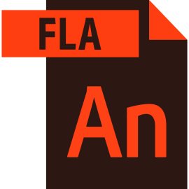 Adobe Animate File Logo Vector PNG | Adobe Animate FLA Document Icon 