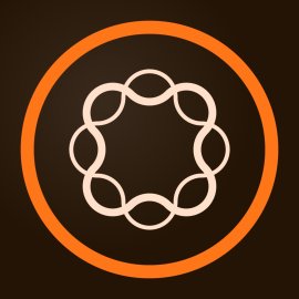 Adobe Experience Manager Logo Vector PNG | Adobe Experience Manager circular emblem 