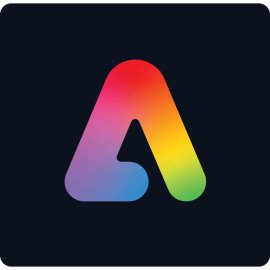 Adobe Express Logo Vector PNG | Vibrant Gradient A Monogram 