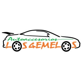 Autoaccesorios Los Gemelos logo vector | Sport car outline emblem 