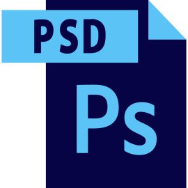 Adobe Photoshop File Logo Vector PNG | PSD document icon for Adobe Photoshop 