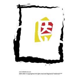 1dollar4home.com Minimalist Emblem | Contemporary Asian-Inspired Home Brand Logo 