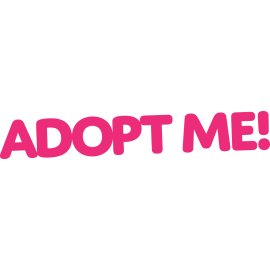 Adopt Me Logo Vector Png | Playful Adoption Callout 
