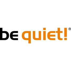Be Quiet Logo Vector PNG | be quiet! wordmark in black and orange 