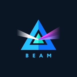 Beam Privacy Logo Vector PNG | Futuristic Triangular Crypto Emblem 