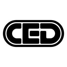 CED logo vector PNG | Bold CED wordmark emblem 