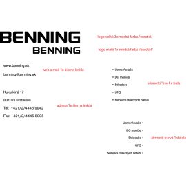 Benning Logo Vector PNG | Industrial Power Solutions Branding 