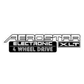 Aerostar Electronic XLT Logo Vector PNG | Aerostar Electronic 4 Wheel Drive Emblem 