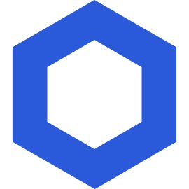 Chainlink Link Logo Vector Png | Chainlink Hexagon Emblem 