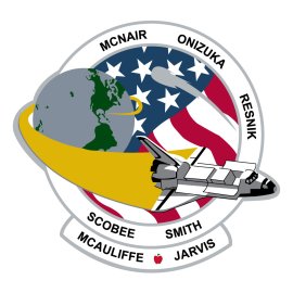 Challenger Mission Patch Logo Png | Challenger Mission Patch Logo Vector 