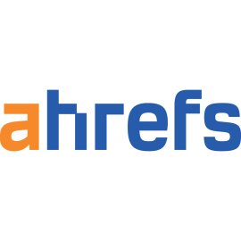 Ahrefs SEO Tool Logo Vector PNG | Ahrefs Blue and Orange Wordmark 