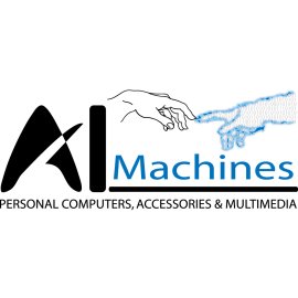 Ai Machines Logo Vector Png | Human–Digital Connection Emblem 