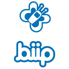 Biip Logo Vector | Playful Mobile Communication Emblem 