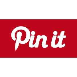 Pin It Button Red Pinterest Logo Png | Pin It Button Red Pinterest Logo Vector 