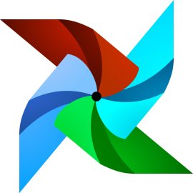 Apache Airflow Logo Vector PNG | Modern Data Orchestration Emblem 