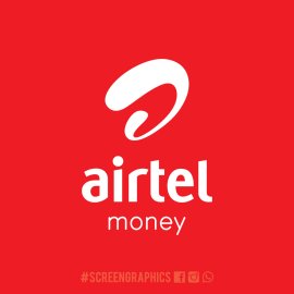 Airtel Money Uganda Logo Vector PNG | Airtel Mobile Money Branding 