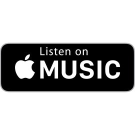 Listen On Apple Music Badge Logo Png | Listen On Apple Music Badge Logo Vector 
