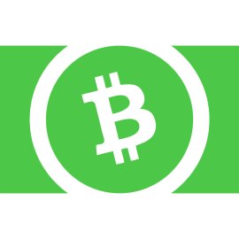 Bitcoin Cash Logo Vector PNG | Bitcoin Cash Green Emblem 