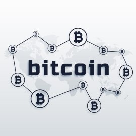 Bitcoin Logo Vector PNG | Decentralized Digital Currency Emblem 