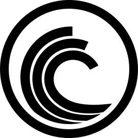 BitTorrent BTT Official Emblem | Minimalist Torrent Wave Symbol 