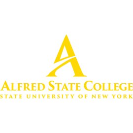 Alfred State College Of Technology Logo Vector Png | Alfred State College emblem in golden yellow 