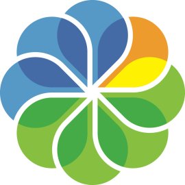 Alfresco Logo Vector PNG | Alfresco Multi‑Color Flower Emblem 