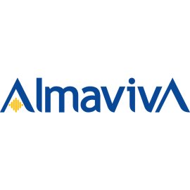 Almaviva Logo Vector PNG | Modern Almaviva wordmark with distinctive A-shaped glyphs 