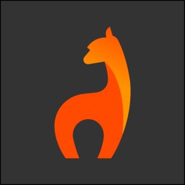 Alpaka Logo Vector PNG | Modern Gradient Alpaca Emblem 