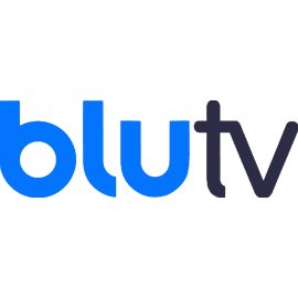 Blutv Logo Vector PNG | Minimalist BluTV Wordmark Emblem 