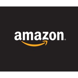 Amazon Dark Logo Vector PNG | Amazon Wordmark with Smile Arrow 
