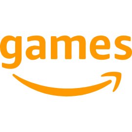 Amazon Games Logo Vector PNG | Amazon Games Wordmark with Smile Arrow 