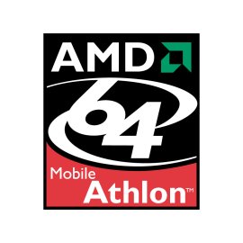 AMD 64 Mobile Athlon Logo Vector PNG | High‑performance mobile processor emblem 