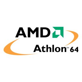 AMD Athlon 64 Processor Logo Vector PNG | AMD Athlon 64 CPU Branding 
