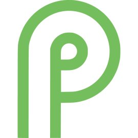 Android P Logo Vector PNG | Minimalist Android P Monogram 